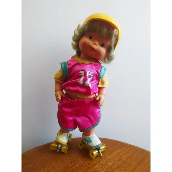 Boneca Lú Patinadora Antiga