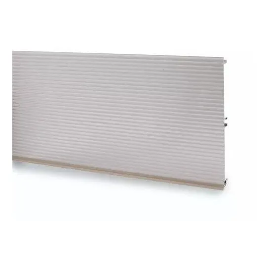Rodapie De Aluminio Acanalado De 3mts X 13,5cm