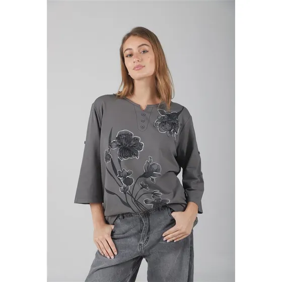 Remeron Premium Con Flores En Relieve Gu9813 Arizona