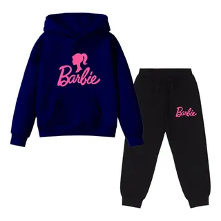 Conjunto Kit Blusa E Calça Moletom Infantil Barbie Ken Filme Conjunto Kit Blusa E Calça Moletom Infantil Barbie Ken Filme