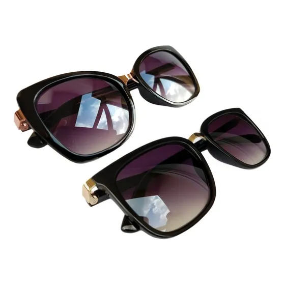 Kit Óculos Escuro Feminino Duas Peças Proteção Uv Promoção
