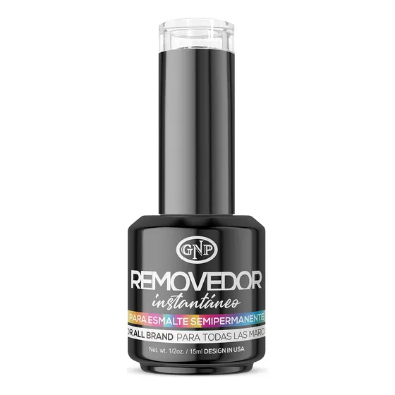 Removedor Instantáneo Gnp 15ml Quita Esmaltes Semipermanente