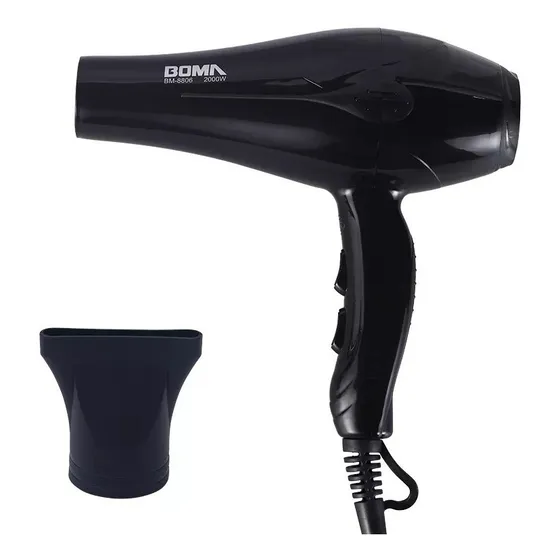 Secador De Pelo Boma Bm-8806 Negro 220v