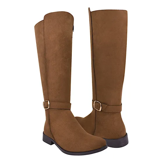 Botas Dama Stylo 68112 Suede Café