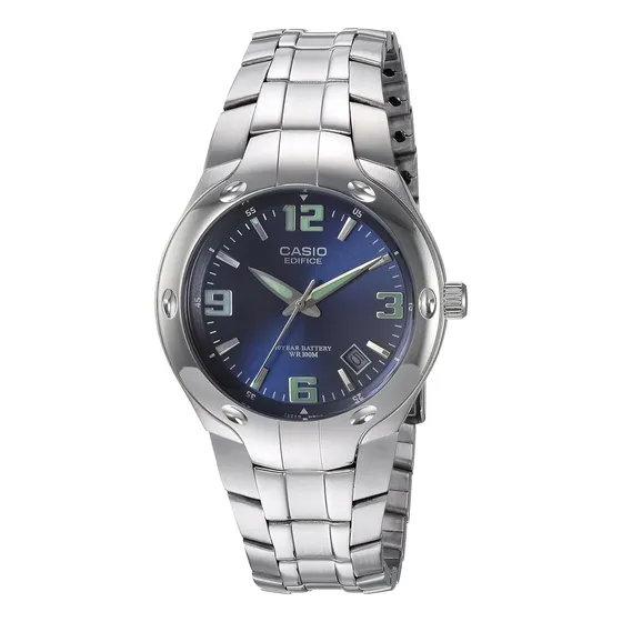 Reloj Casio Ef106d-2av, Plateado, Resistente Al Agua