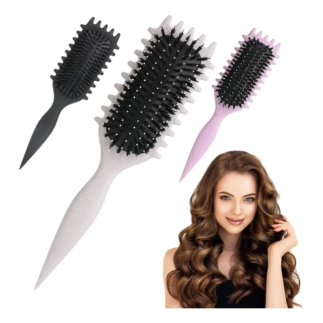 Cepillo Tipo Bounce Curl, Método Curly, Para Cabello Rizado