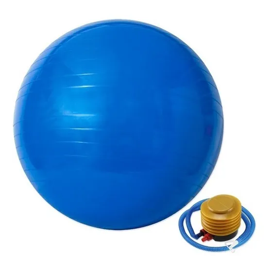 Pelota de fitness suiza para pilates yoga, 55 cm, bomba