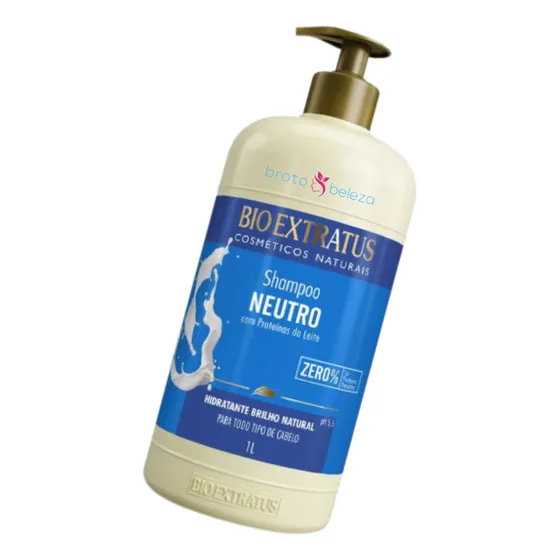 Shampoo Neutro Bio Extratus 1l Para Todos Tipo De Cabelos