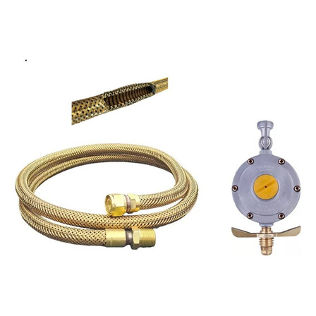 Regulador De Gas 506/10 C/ Flexivel 1m Regulador De Gas 506/10 C/ Flexivel 1m