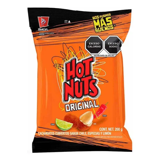 Cacahuates Barcel Hot Nuts Original 200g