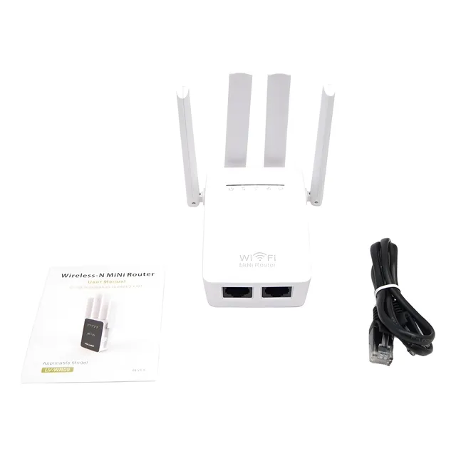 Repetidor Amplificador Señal Wifi 4 Antenas Rompe-muros 