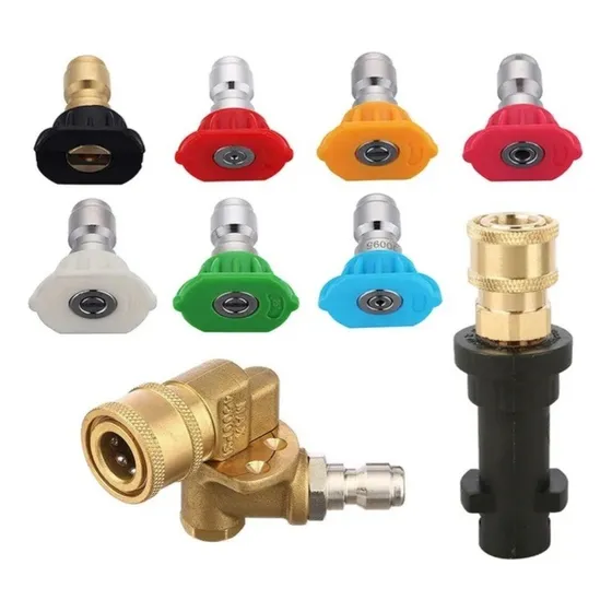 Acople Pico 180 G Para Hidrojet + 7 Boquillas + Adaptador