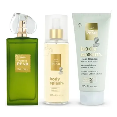 Kit Perfect Pear Perfume + Body Splash + Body Cream Wepink