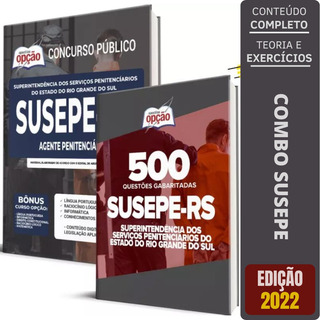 Kit Apostila Susepe Rs - Agente Penitenciário + Testes Kit Apostila Susepe Rs - Agente Penitenciário + Testes