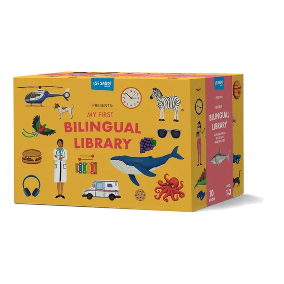 Libro: Minha Primeira Biblioteca Bilíngue: Um Quadro Espanhol-inglês
