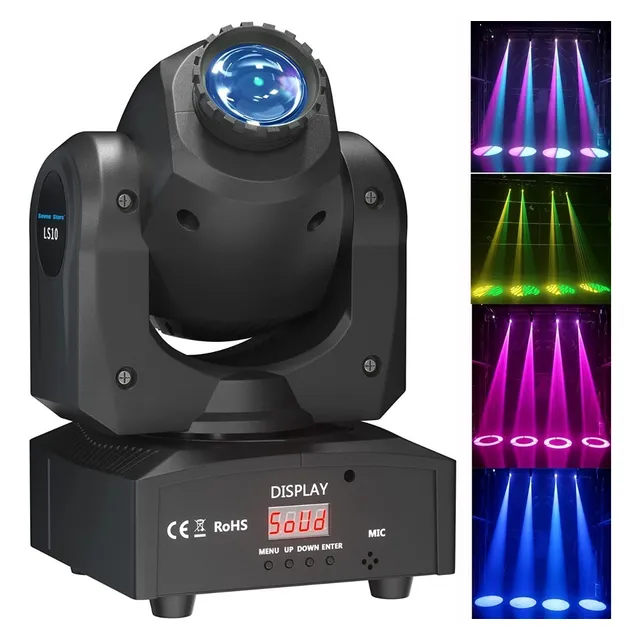 Cabezal Móvil Robótico Luces Led Rgb Efectos Discoteca Dmx 