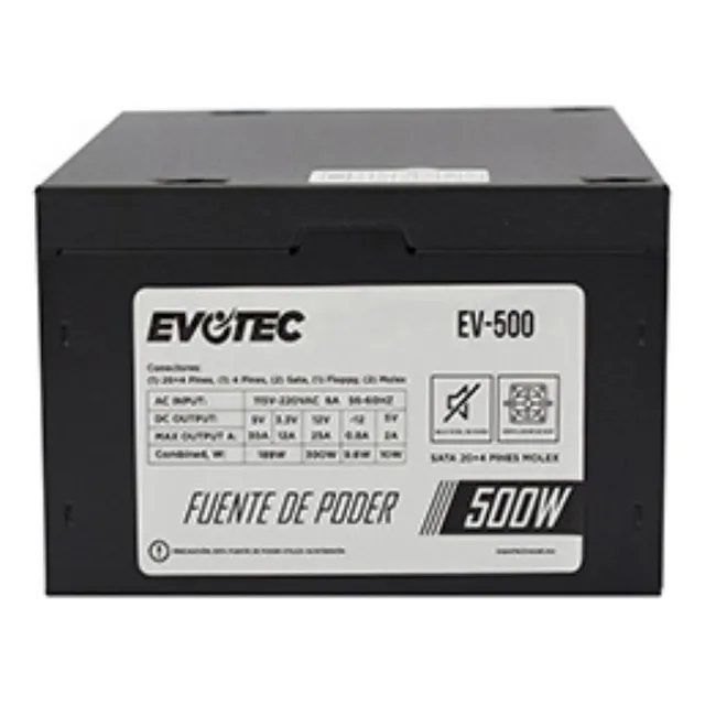 Fuente De Poder Evotec 500 W Ev-500