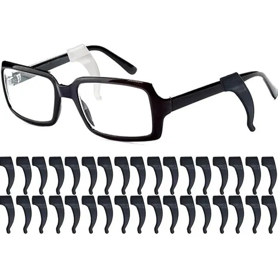 2 Ganchos Silicon Antideslizante Lentes Sujetador Patas Gafa