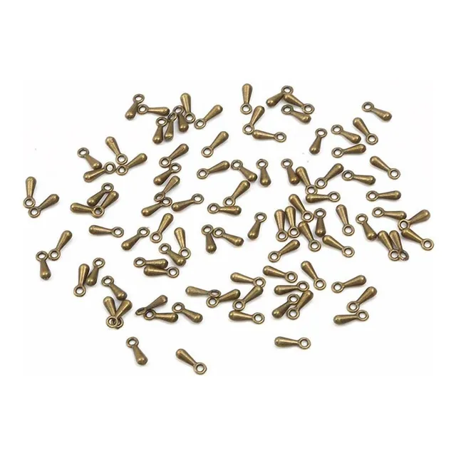 200 Colgante Gota Agua Extensor Lagrima Adorno Joyeria Para
