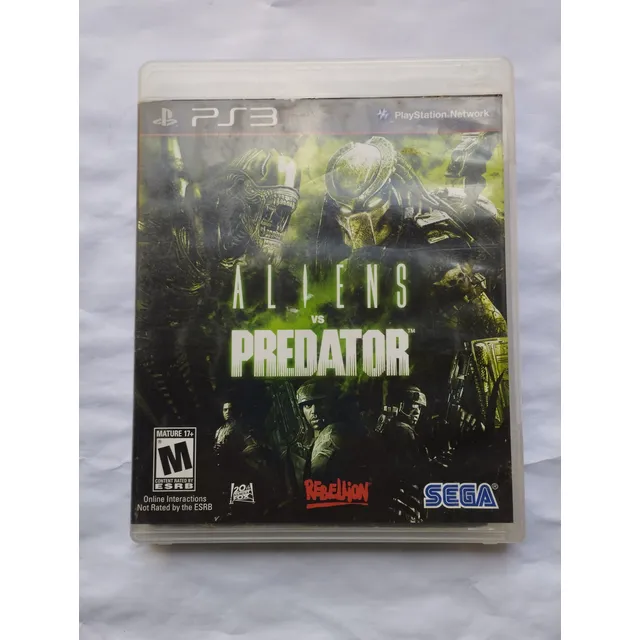 Aliens Vs Predator Ps3 Playstation 3
