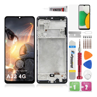 /p0m Pantalla Con Marco Para Samsung Galaxy A32 4g Sm-a325 /p0m Pantalla Con Marco Para Samsung Galaxy A32 4g Sm-a325