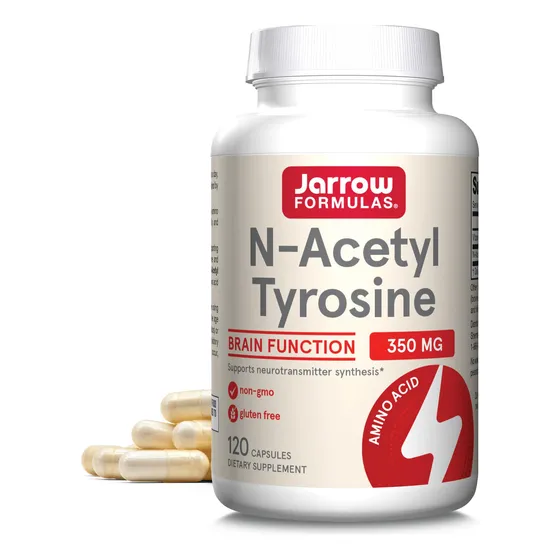 Suplemento De N-acetil Tirosina De Jarrow Formulas 350 Mg 12