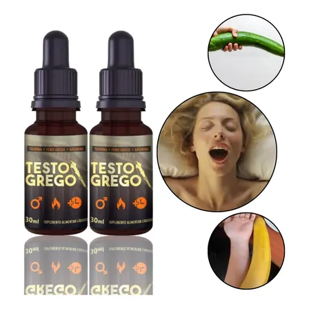 Kit 2 Testo Grego Biolight - Suplemento Seguro E Eficaz Saborizado