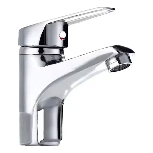 Llave De Lavamanos Agua Fria / Agua Caliente Cromada