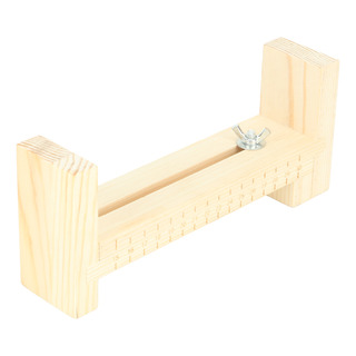 Plantilla De Pulsera De Madera Con Clips De Metal Ajustables Plantilla De Pulsera De Madera Con Clips De Metal Ajustables