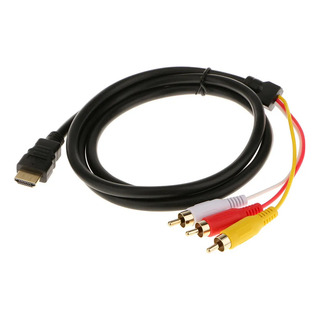 1.5m A 3 Rca Audio Video Av Componente Adaptador Chapado En 1.5m A 3 Rca Audio Video Av Componente Adaptador Chapado En