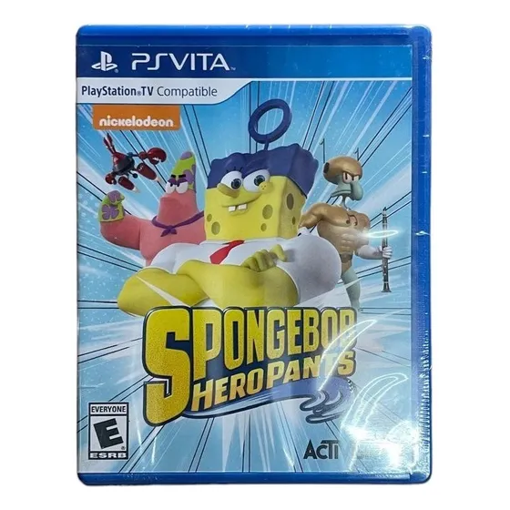 Juego De Ps Vita: Spongebob Heropants