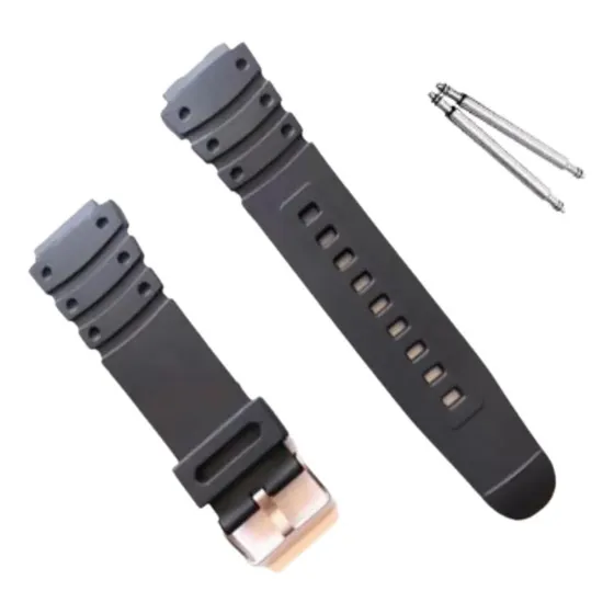 Pulseira Compatível Com Relógio Atlantis 7330g Cor Preto