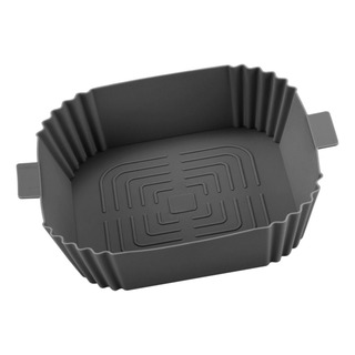 Cesta De Freidora De Aire De Silicona, Inserto Gris Cesta De Freidora De Aire De Silicona, Inserto Gris