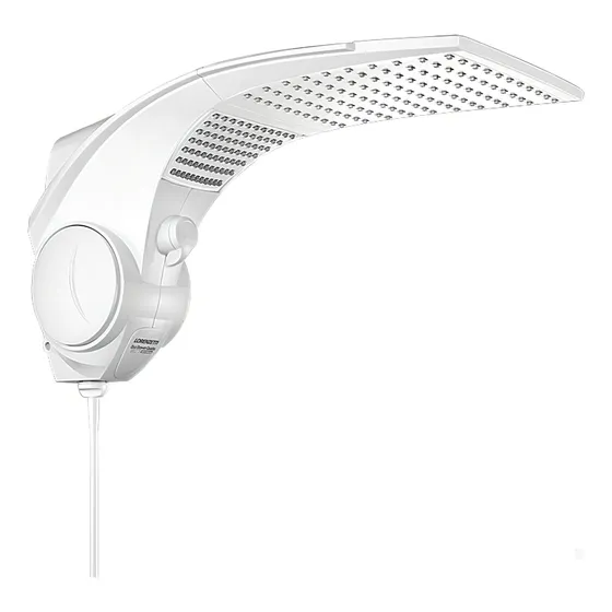 Chuveiro elétrico de parede Lorenzetti Duo Shower Quadra Turbo Eletrônica branco 7500W 220V