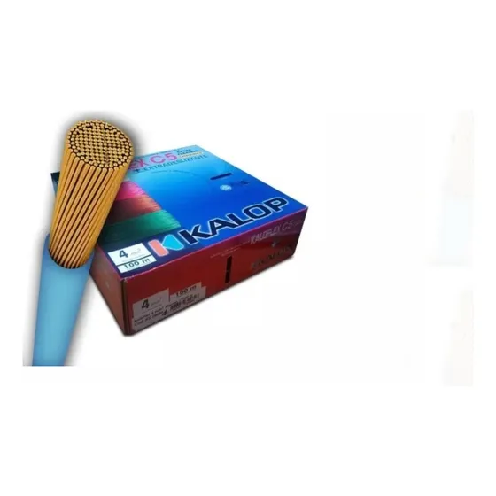 Cable Unipolar Kalop Normalizado Iram 4mm Rollo 100 Metros Color Celeste