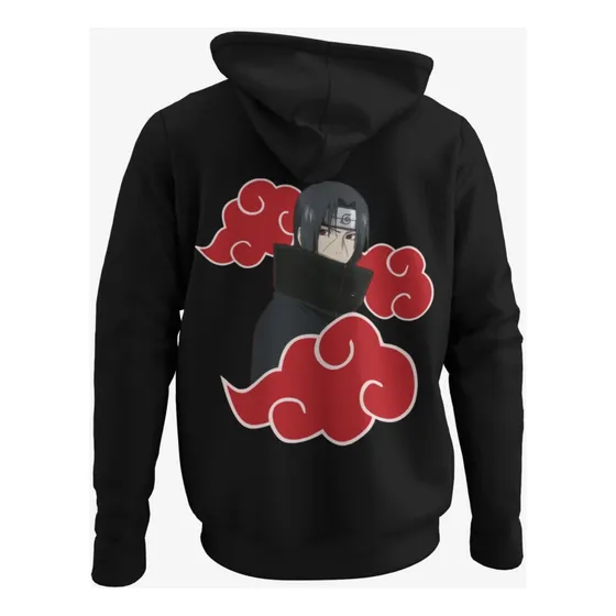 Canguro Hoodie Unisex Estampado Itachi
