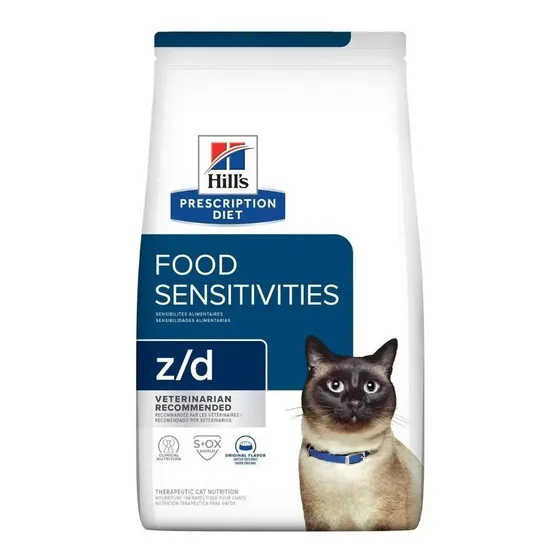 Alimento Hill's Prescription Diet Food Sensitivities z\u002Fd para gato adulto sabor pollo de 1.8 kg | Cuotas sin interés