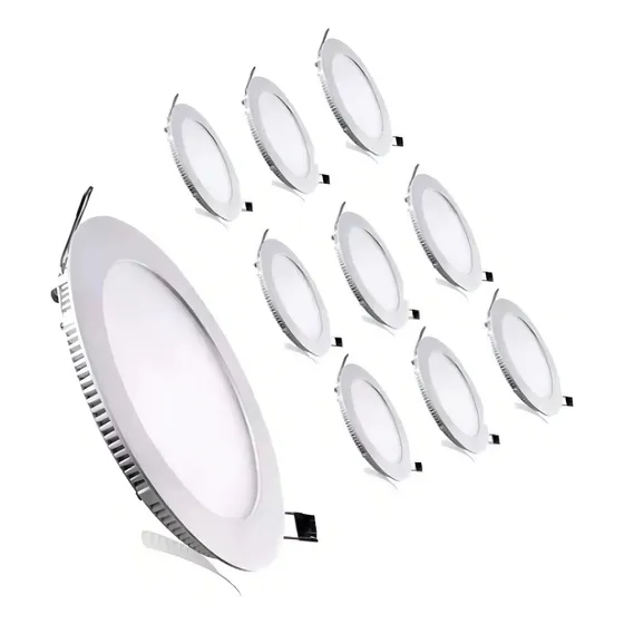 X10 Foco Lampara Panel Led Embutido 18w Fría/cálida/neutra Color Luz Fria