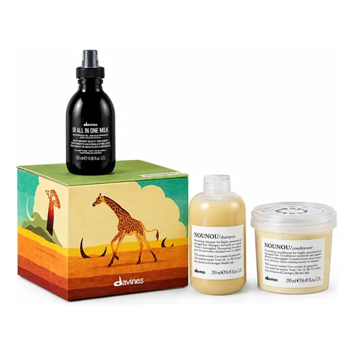 Kit Davines Oi - Sh E Cond E Manteiga Nutri E Spray Finaliz