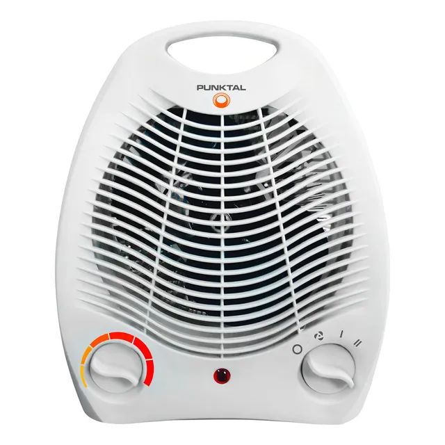 Punktal PK-3400CF Color Blanco 220V caloventilador 2000W convector de piso cimm