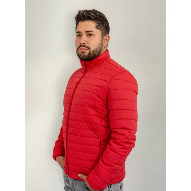 Chaqueta Tipo Invierno Acolchada Impermeable Para Hombre