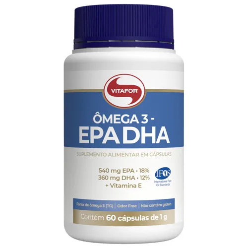 Omega-3 Epa Dha  1000 Mg. 60 Cápsulas - Vitafor