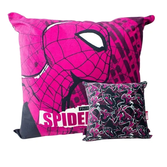 Almofada Homem Aranha Vingadores Marvel Geek Decorativa Nerd