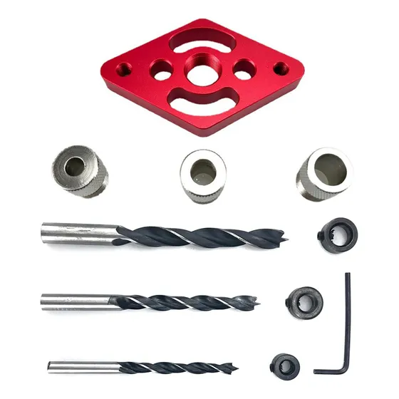 Durabilidad Vertical Agujero Bolsillo Conjunto Carpinteria