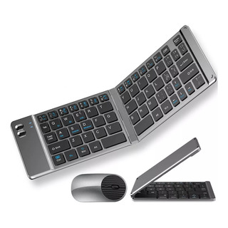 Teclado E Mouse Sem Fio Dobráveis, Mini Teclado E Mouse Teclado E Mouse Sem Fio Dobráveis, Mini Teclado E Mouse