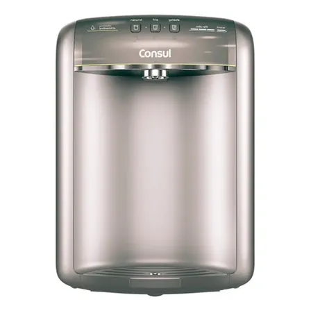 Purificador De Água Refrigerado Consul Cpb36af 110v Titanium 127v