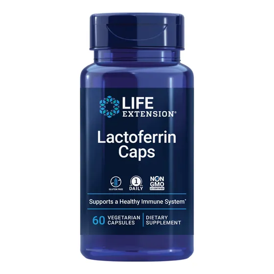 Cápsulas De Lactoferrina Supplement Life Extension, 60 Cápsu