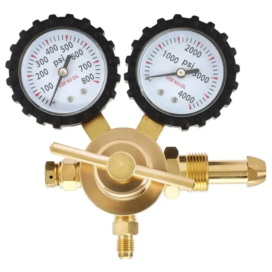 Regulador De Nitrogeno 800 Psi, Conexion De 1/4 Macho Flare