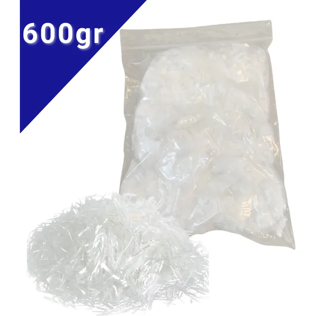 Micro Fibra Para Refuerzo De Concreto Polipropileno 600gr