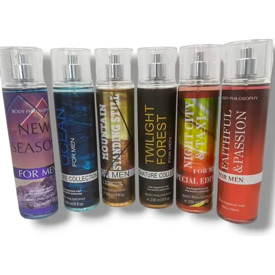 12 Lociones Caballero Perfume Hombre Body Mist Mayoreo